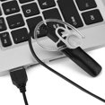 thumbnail image 5 of Auriculares inalámbricos Bluetooth con gancho para la oreja, auriculares inalámbricos verdaderos portátiles, con cancelación de ruido, manos libres, deportes y ejercicio en el oído (negro), 5 of 5