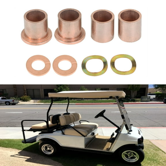 munirater Golf Cart King Pin/Spindle Bronze Bushing kit Replacement for Club Car DS 1998 - Up Models