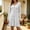 White, variant on NominalSnug Womens Ribbed Knit Nightgown V Neck Long Sleeve Button Front A Line Mini Sleep Dress Loungewear
