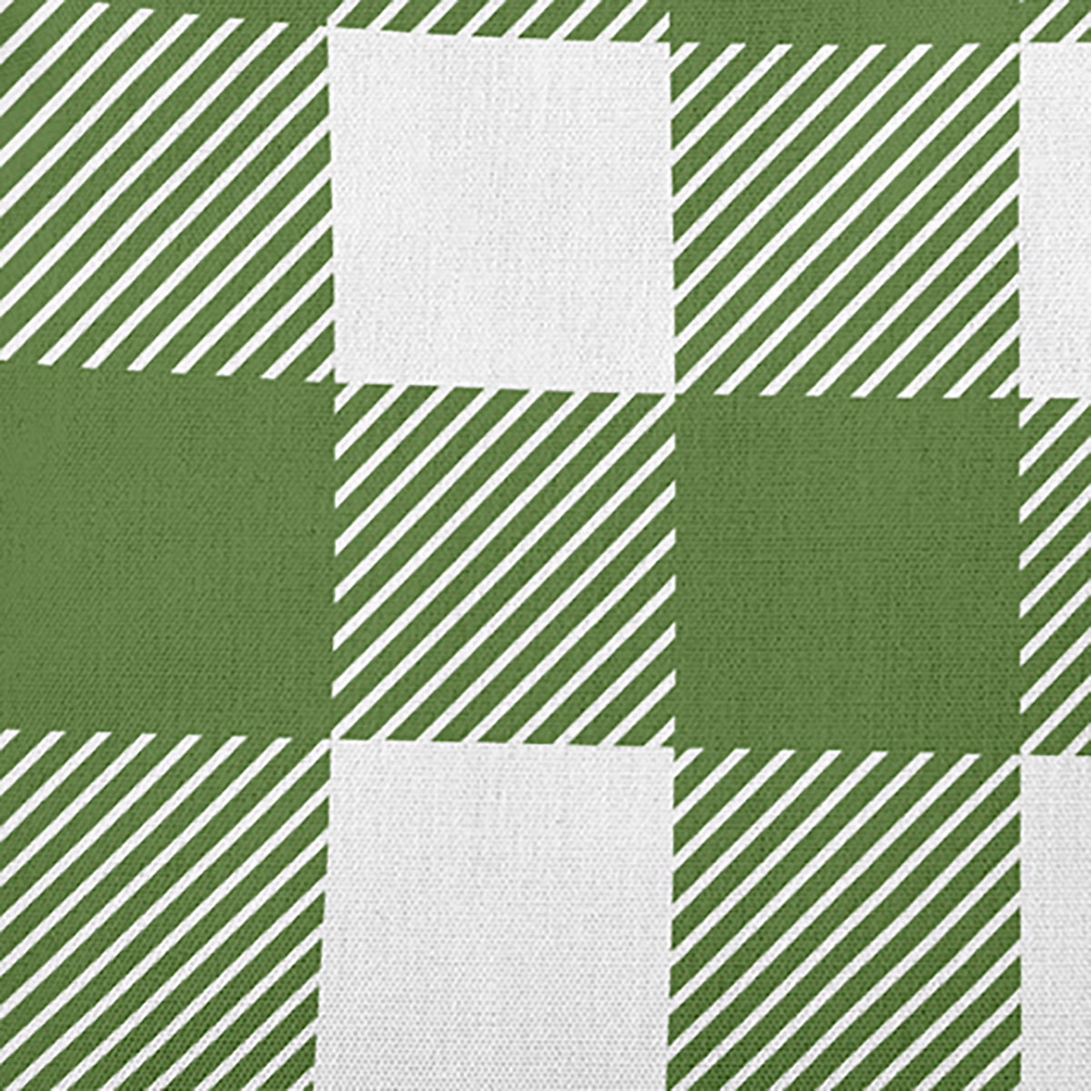 20" x 14" Simply Daisy Buffalo Plaid Polyester Accent Pillow, Scallion Qty 1