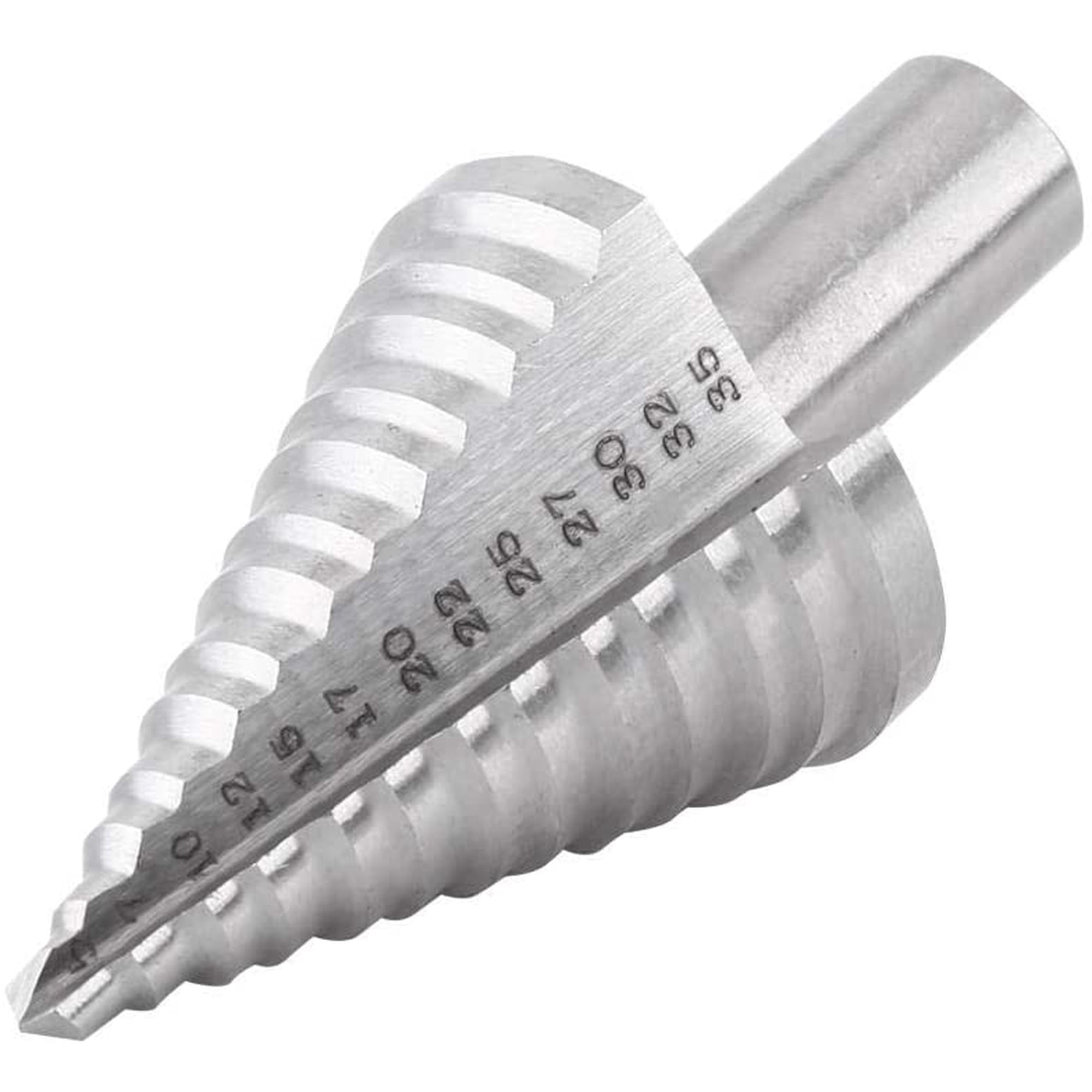 Foret étagé 4-32mm HSS Titane - Tige Hex 1/4", 15 Tailles, Neuf