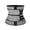 Gray, variant on KIWI RATA Waist Trainer for Men Neoprene Sauna Sweat Trimmer Workout Cincher Zipper with Two Belts