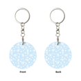 thumbnail image 2 of Naloa Cute Bunny Print Round Keychain Keychain Key Ring, Key Tag, Key Chain Bulk for Gift Accessories (Round), 2 of 7
