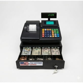Casio, CSOSRS820BK, Thermal Print Cash Register, Black - Walmart.com