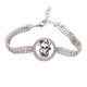 thumbnail image 1 of Cráneo Animal Serpiente sketch pattern Pulsera de tobillera de cadena de tenis, joyería de diamantes, 1 of 3