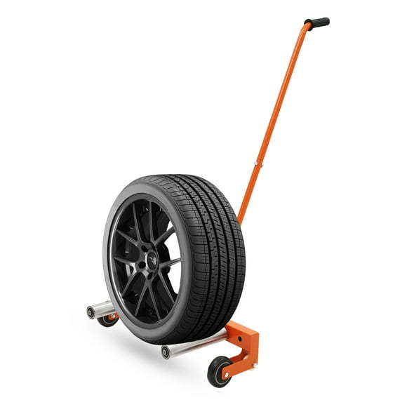 EastVita Wheel Dolly Heavy Duty, Adjustable Tire Lift with 360°Rotatable Wheels, Tire Dolly, 350 Lbs Capacity, Tire Moving Tool for Workshop, Garage, Automotive Repair Shops
