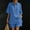 Navy1#, variant on Womens 2 Piece Polo Top and Shorts Set Short Sleeve Half Button Loungewear Elastic Waist With Pockets Breathable Wrinkle-Free Casual Loose Fit Summer Daily Wear Conjunto de Ropa para Mujer