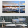 thumbnail image 1 of Approach To Dyrholaey Durign Sunrise - Grande Impression sur Toile Seashore, 1 of 4