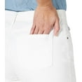 thumbnail image 5 of Lee Women's Relaxed Fit Capri Jean, White, 4, 5 of 5