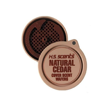 NEW! Hunter s Specialties Natural Cedar Cover Scent Wafers 3 Pack 01023