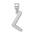 thumbnail image 1 of Diamond2Deal 14K Pendentif Initiale Lettre L en Or Blanc pour Femmes, 1 of 6