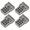 Grey, variant on NestledNature RC Shock Absorbers Stand,RC Shock Absorbers Mount,RC Car Shock Absorbers Aluminum Alloy Mount Stand Upgrade Parts For WPL C14/C24/MN D90