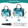 thumbnail image 2 of Small Cooler Bag Lunch Bag Portable Meal Bag Work Meal Bag Outdoor Meal Bag Travel Meal Bag Picnic Meal Bag Going Out Meal Bag Pretty Marble Pattern, 2 of 6
