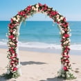 thumbnail image 5 of Topboutique Flower Garland Rose Vines,5 Pcs Artificial Hanging Rose Vines,Silk Pink Rose Floral Garland,Fake Vine Flowers Plants for Wedding Birthday Backdrop Home Garden Arch Party Decor,total 40ft, 5 of 9