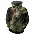 thumbnail image 3 of Sudadera con capucha con estampado 3D de jungla para hombre, sudadera con patrón de camuflaje, sudadera informal de gran tamaño para deportes al aire libre, sudaderas con capucha de camuflaje para niñ, 3 of 4