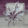 thumbnail image 3 of Gango Home Decor Modern Ultra Violet Leaf I & II; Two 16x16in Fine Art Paper Giclee Prints, 3 of 5