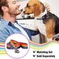 thumbnail image 4 of Collar para perro con la bandera arcoíris de Native Pup, artículos del orgullo gay para el desfile., 4 of 5