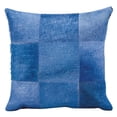 thumbnail image 2 of Natural Leather And Hide Grey Alligator Print Pillow, 2 of 2
