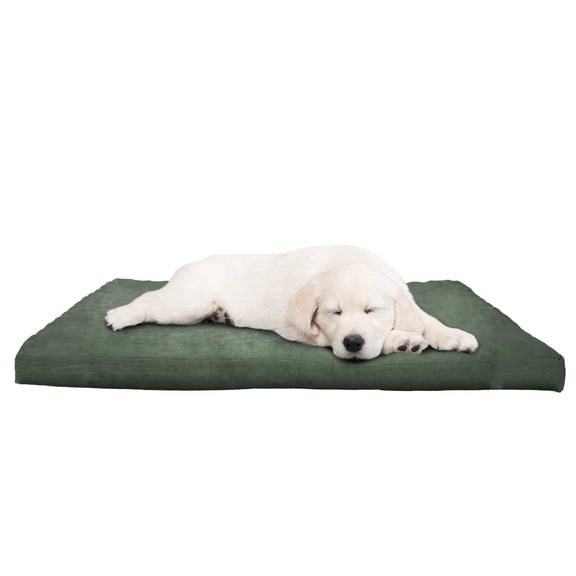 PETMAKER 44x35-Inch Orthopedic Dog Bed with Removable Cover (Green)