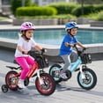 thumbnail image 4 of Costway 12" Kid’s Bike for 3-4 with Height-Adjustable Handlebar & Saddle Handbrake Red, 4 of 9
