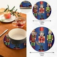 thumbnail image 3 of SKYSONIC Christmas Retro Nutcrackers Pot Holders Trivets, 2 Pcs Heat Resistant Trivets,Funny Drum Cotton Thread Weave Mats for Hot Pads Pans Pot Bowl Teapot for Kitchen Decor, 3 of 7