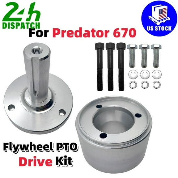 Flywheel PTO Drive Kit For Predator 670 V-twin Engine Adapter Coupler US