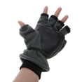 thumbnail image 4 of ROZYARD Stretch Convertible Mittens Women Men Thick Warm Fleece Lined Flip Top Gloves, 4 of 19