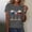 Gray, variant on Women 4th of July Shirts American Flag T-Shirt Patriotic Graphic Tees Casual Summer Tops