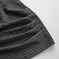 thumbnail image 6 of QHFBli Women Dressy Casual 2 Piece Outfits Striped Long Sleeve Button Down Shirt and Mini Skirt Matching Set, 6 of 8