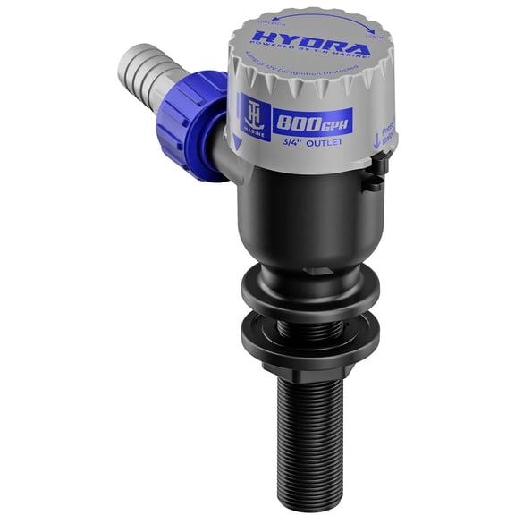 Th Marine Supplies PMP-LWL8-DP T-h Marine Hydra Livewell Pump - 800 Gph - 12v - Long Nozzle
