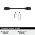 thumbnail image 4 of Amerock Ravino 3-3/4 inch Center-to-Center Oil-Rubbed Bronze Cabinet or Furniture Pull, 25 Pack, 4 of 4