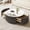 Gray, variant on Atumcto 29.5" Modern Round Coffee Table with Casters, 2 Drawers, Marble-Pattern Sintered Stone Top for Living Room, Gray