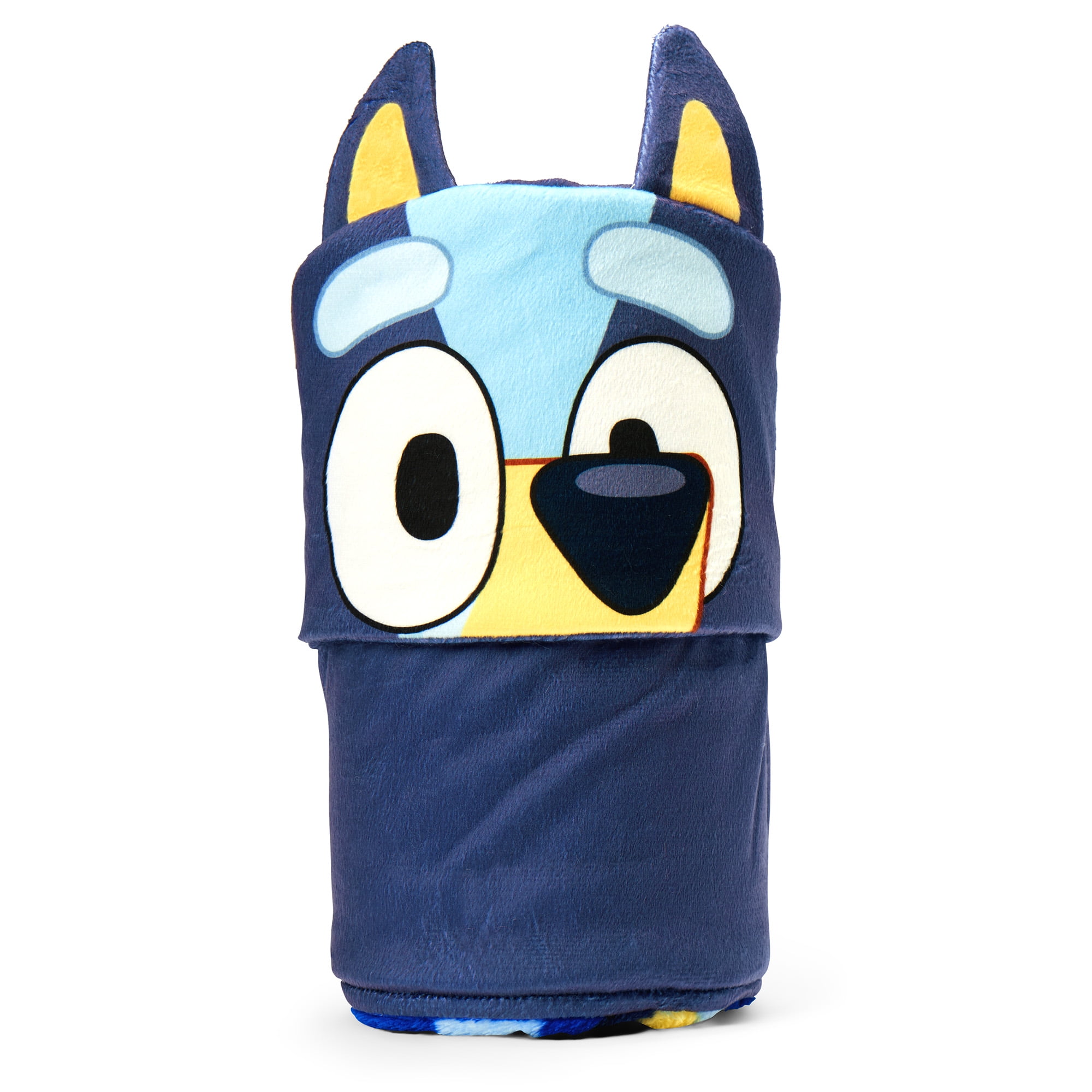 Bluey Bouncy About Hooded 3D Sculpted Hood Silk Touch Throw Blanket 40X50 Inches