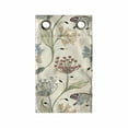 thumbnail image 1 of Botanical Hanging Pocket Organizer, Forest Insects and Flowers Flourishing Pastel Blossom Herbs Butterfly, Printed Polyester Storage Bag with Pockets, 9" x 27", Eggshell Multicolor, 1 of 2