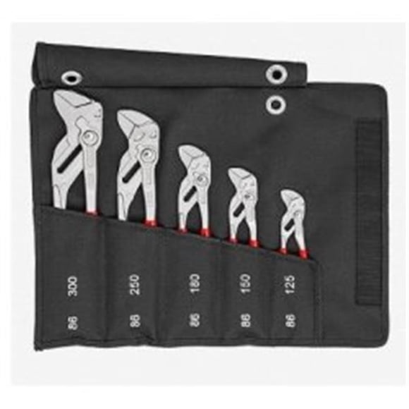 Knipex KNP001955S4 Tool Roll Pliers Wrench Set - 5 Piece