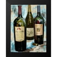 thumbnail image 2 of Loreth, Lanie 15x18 Black Modern Framed Museum Art Print Titled - Time for Wine on Blue II, 2 of 5