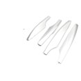 thumbnail image 2 of 4Pcs Roof Rack Rail Bar End Shell for Nissan Patrol Y62 2010-2018 ABS Plasitc Protection Cover Caps Silver Front Rear Left Right, 2 of 6