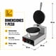thumbnail image 2 of Maquina para Hacer Marquesitas GUTSTARK Individual Temperatura Ajustable Conos Barquillos Maquina industrial Plancha para Marquesitas, 2 of 9