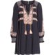 thumbnail image 1 of Free People Minivestido Wind Willow para mujer, negro, mediano Free People Mini, 1 of 1