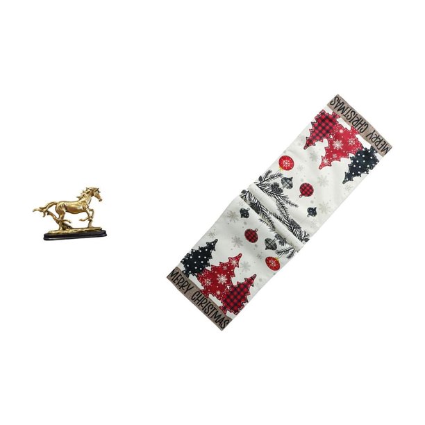 Figura de caballo,Figura coleccionable de caballo en miniatura,Adorno de caballo de resina,estatua de animal,decoración para el hogar,Camino de mesa navideño,Camino de mesa navideño para la