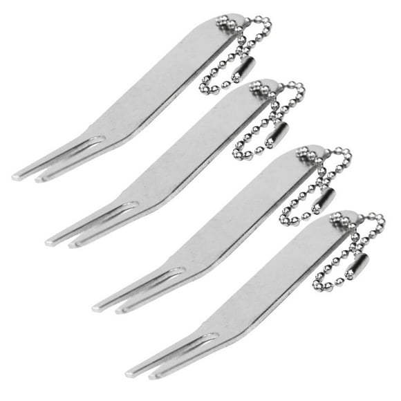 4 Piezas de Aleación de Zinc de 80 Mm DYNWAVEMX Herramienta de División para golf Accesorio para golfista de Horquilla de Reparación