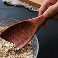 thumbnail image 6 of Travelwant 3Pcs/Set Wood Spoons Wooden Rice Paddle Versatile Serving Spoon Nonstick Heat Resistance Cooking Spoon for Kitchen Cookware, 6 of 7