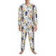 thumbnail image 3 of Fotbe Lilies Flowers Pijama de Hombre con Estampado de Manga Larga, Conjunto de 2 Piezas, Ropa de Dormir Suave y Cómoda con Bolsillos-X-Large, 3 of 7