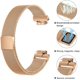 thumbnail image 3 of Amzpas Bandas compatibles con Fitbit Inspire 2 y Fitbit Inspire HR y Fitbit Inspire y Fitbit Ace 2, pulsera magnética ajustable de malla de acero inoxidable transpirable para mujeres y hombres (pequeña, plateada) Zhivalor YBY074-5, 3 of 6