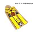 thumbnail image 2 of Cute Kids Boys Suspender+Bow Tie Set, Dot Printed 3-Clip Strap+Bow Tie Clothes Accessories, 2 of 2
