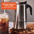 Imusa New 6 Cup Stainless Steel Stovetop Espresso Coffeemaker