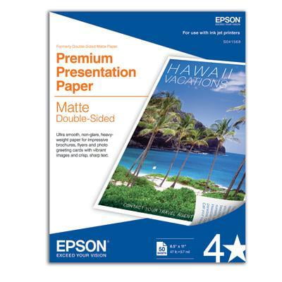 premium presentation paper matte double sided