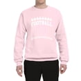 thumbnail image 2 of Wild Bobby, Football Dad Better Than a Regular Dad Father's Day Unisex Crewneck Sweatshirt, Light Pink, XX-Large, 2 of 6