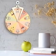 thumbnail image 1 of Wooden Emotion Wheel | Mood Tracking Tool | Handcrafted Decorative Toy | Expression & Feeling Management | Hanging Turntable, 1 of 2