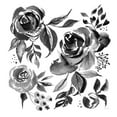 thumbnail image 3 of Rice, Kristy 12x12 Black Modern Framed Museum Art Print Titled - Delft Delight IV Black No Words, 3 of 5